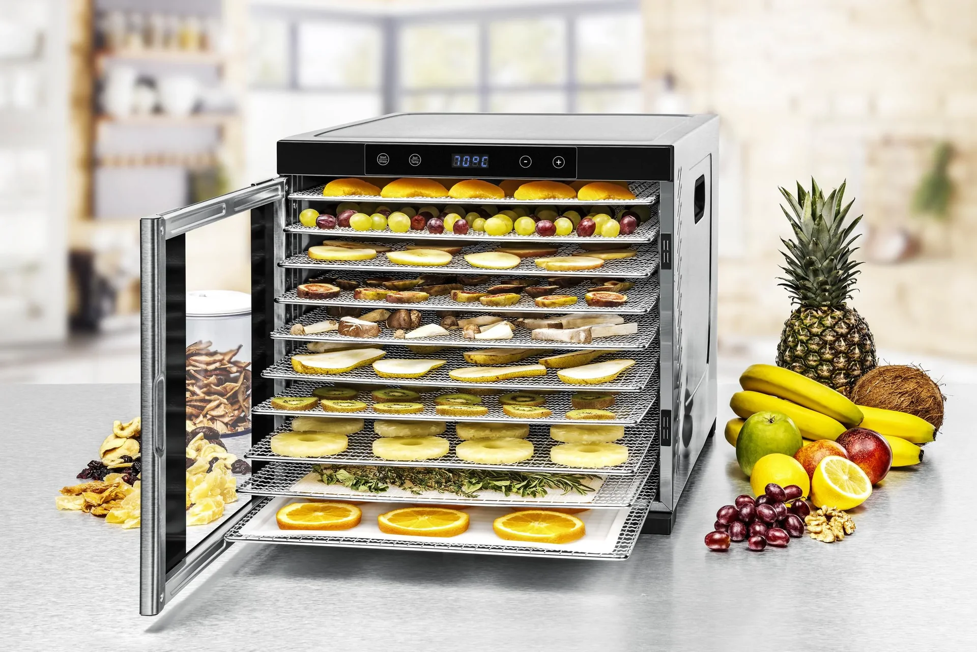 Dörrautomat „DA 1000“, Edelstahl, 1000 Watt - 0