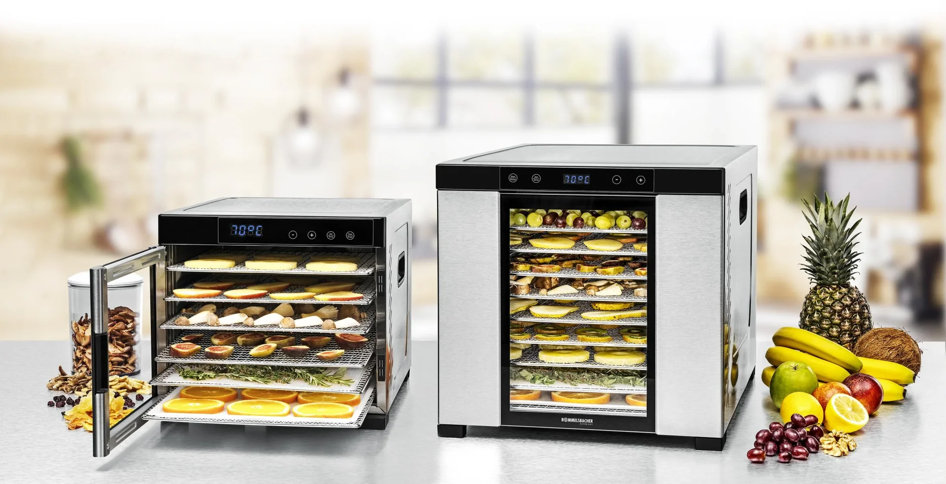 Dörrautomat „DA 1000“, Edelstahl, 1000 Watt - 2