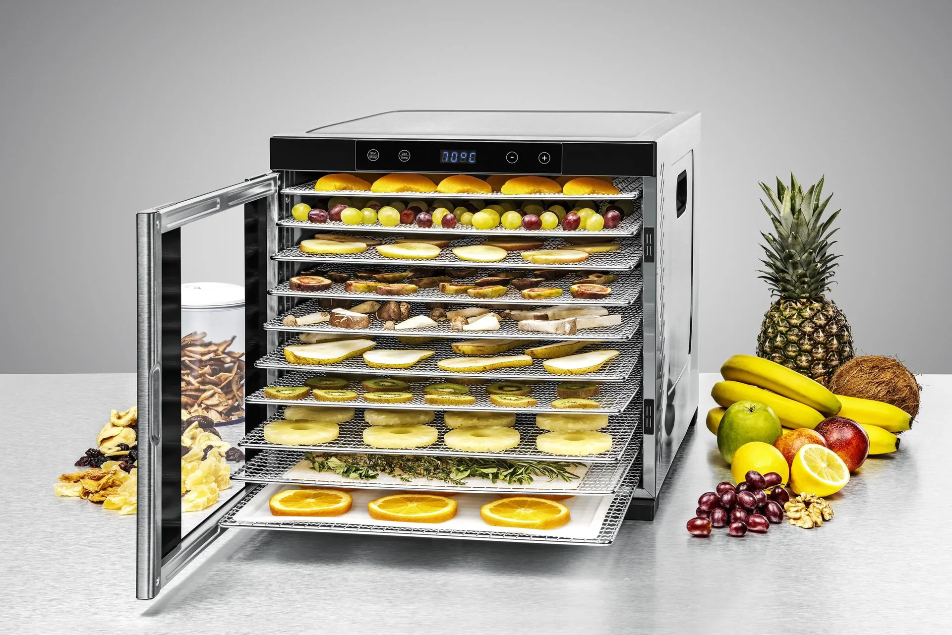 Dörrautomat „DA 1000“, Edelstahl, 1000 Watt - 7