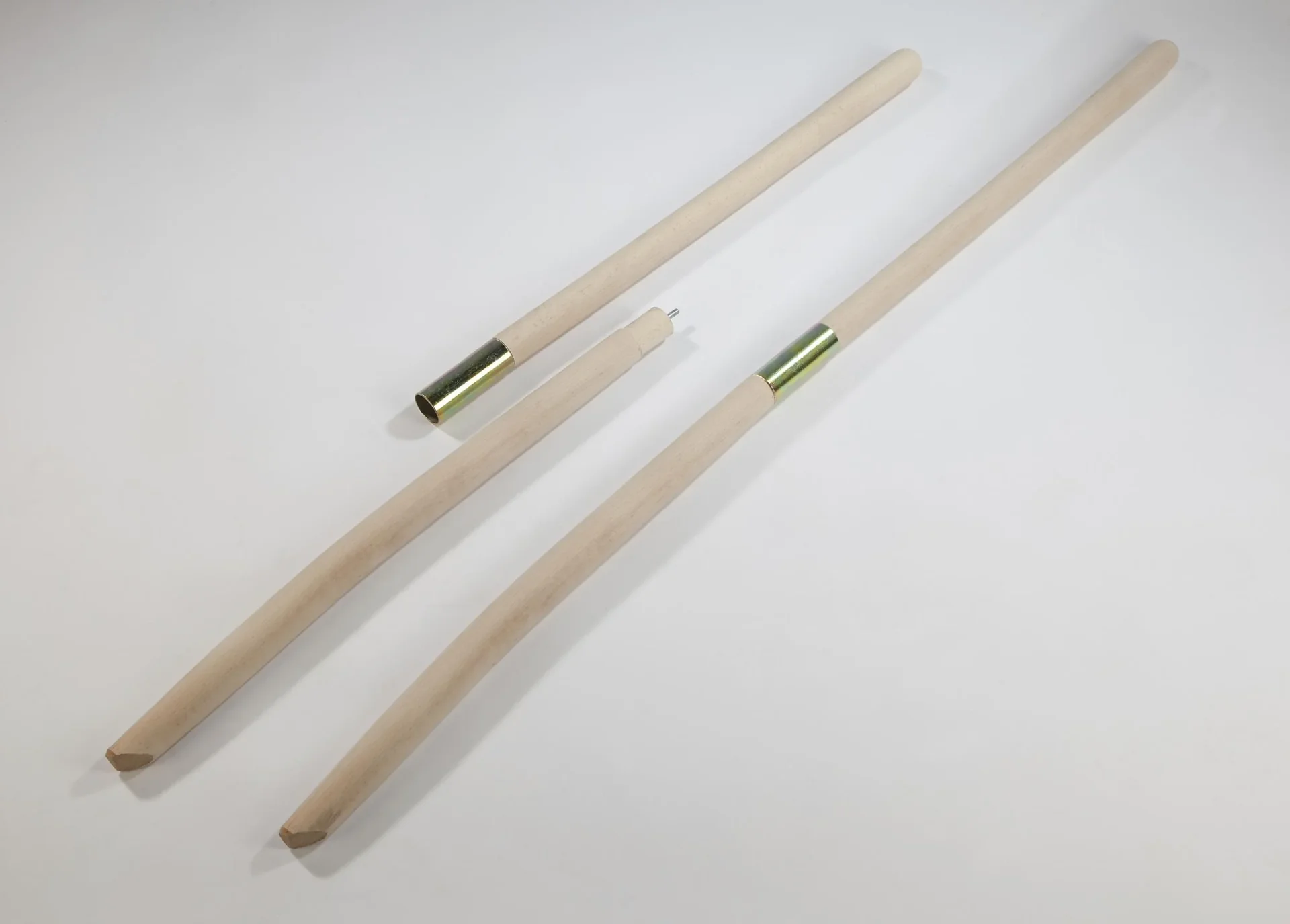 Schaufelstiel Buche, 1300 x 41 mm, gebogen, teilbar - 2