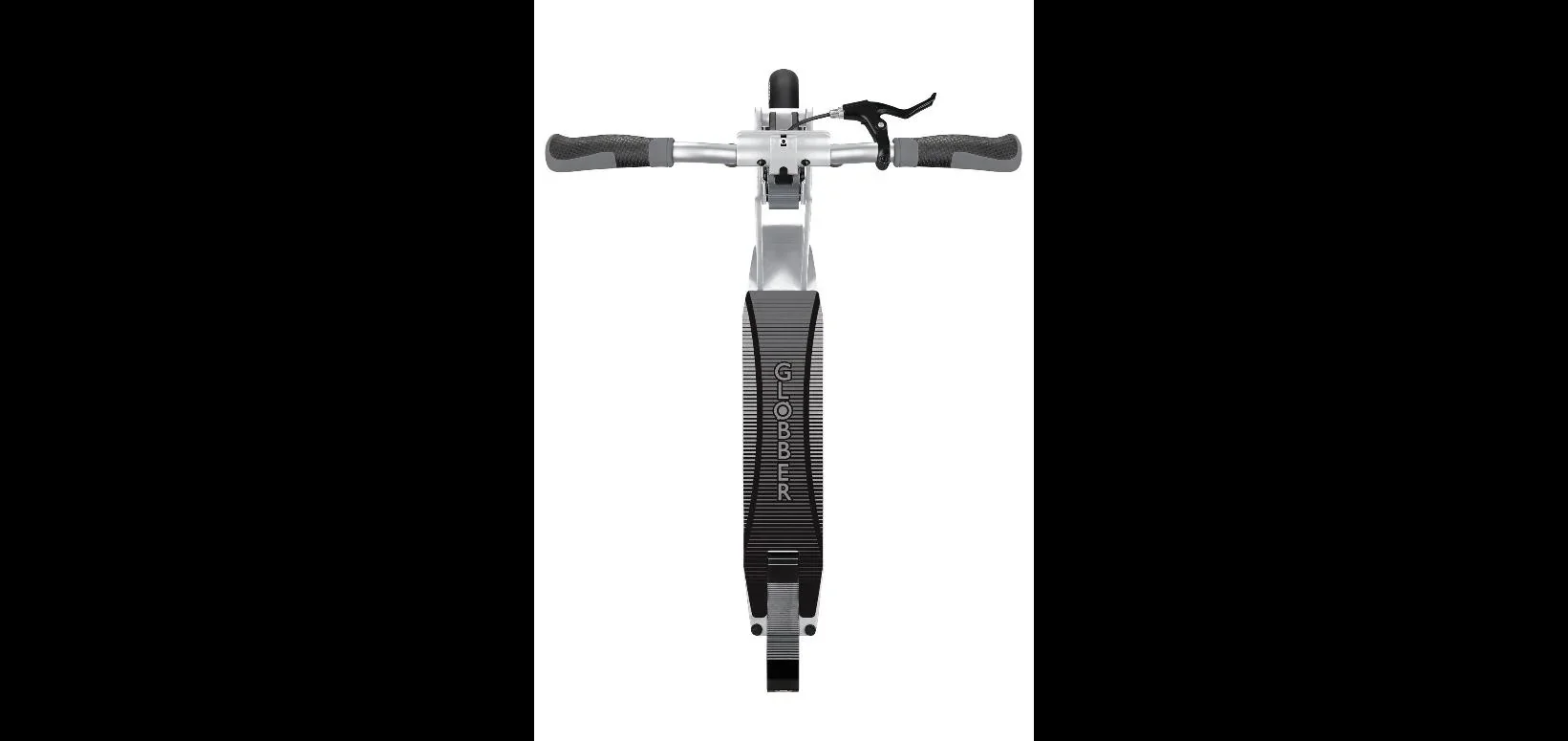 ONE K 165 DELUXE Tretroller, 165 mm, ABEC 7, höhenverstellbar, Handbremse, Klappmechanismus, silber - 7