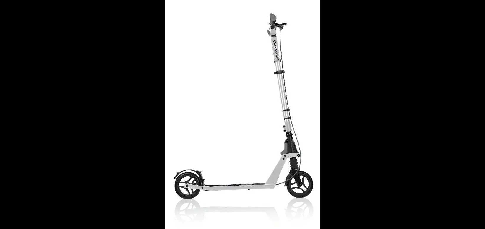 ONE K 165 DELUXE Tretroller, 165 mm, ABEC 7, höhenverstellbar, Handbremse, Klappmechanismus, silber - 8