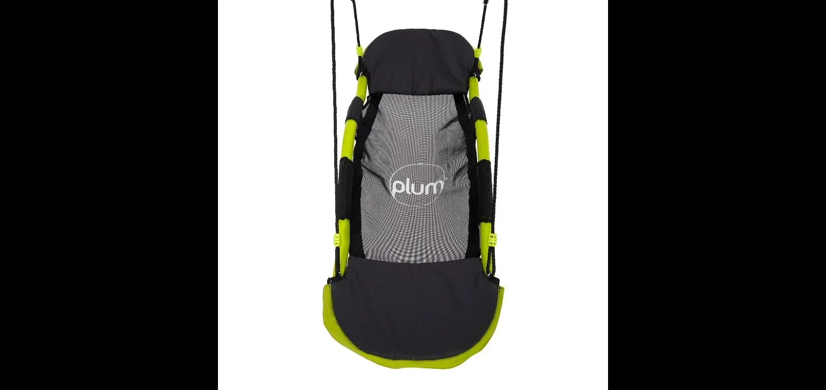 Nestschaukel Glide, Outdoor-Nestschaukel und Hängematte für Kinder, Schaukelseile höhenverstellbar, lime grün - 1