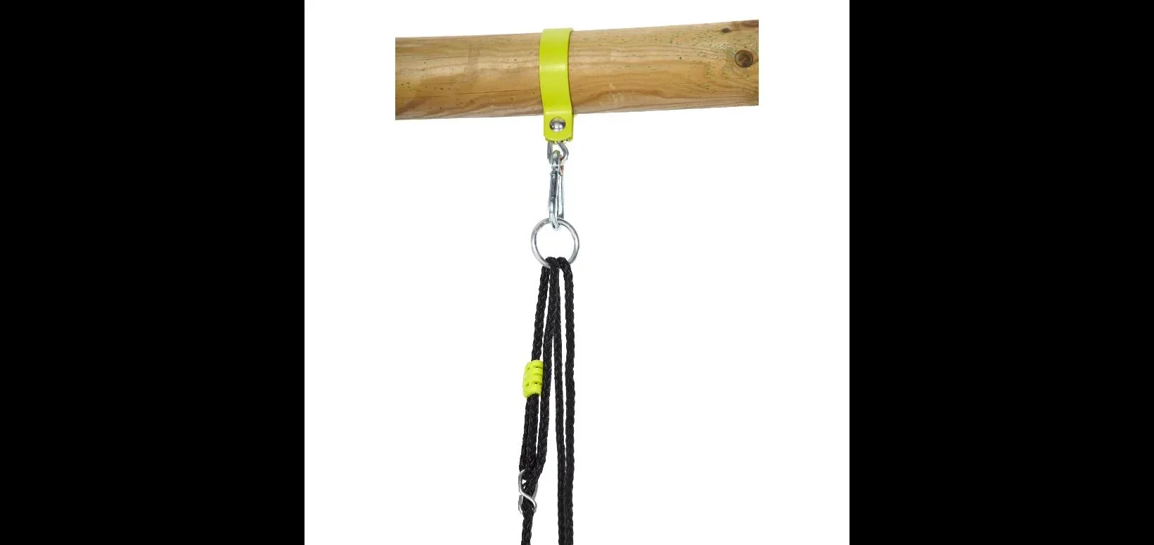 Nestschaukel Glide, Outdoor-Nestschaukel und Hängematte für Kinder, Schaukelseile höhenverstellbar, lime grün - 5