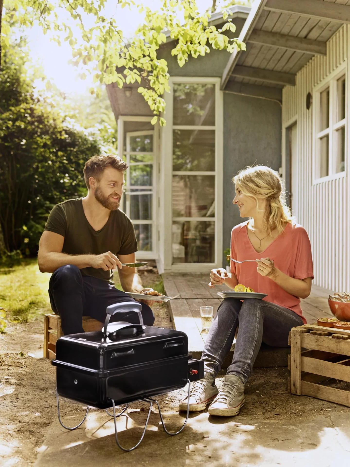 Gasgrill Go-Anywhere Gas, Black - 2