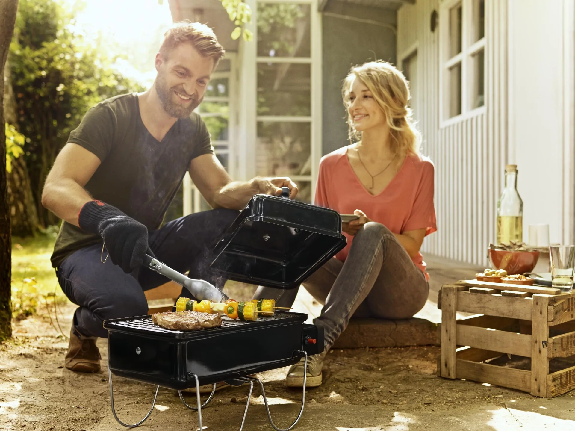 Gasgrill Go-Anywhere Gas, Black - 3