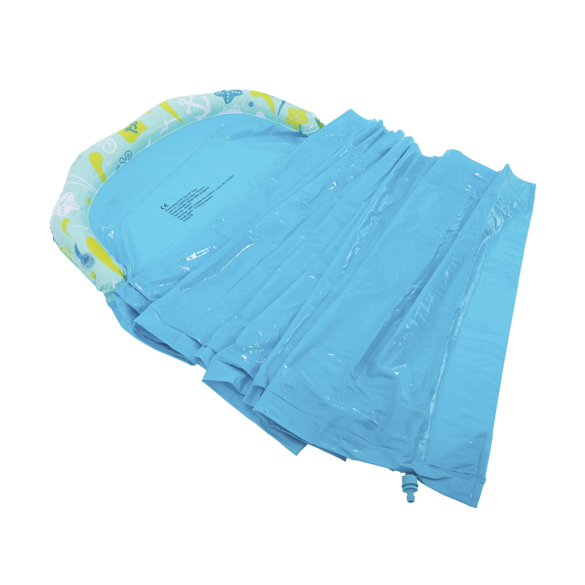 Spielwaren Wasserrutsche blau 6 m Blau - 4