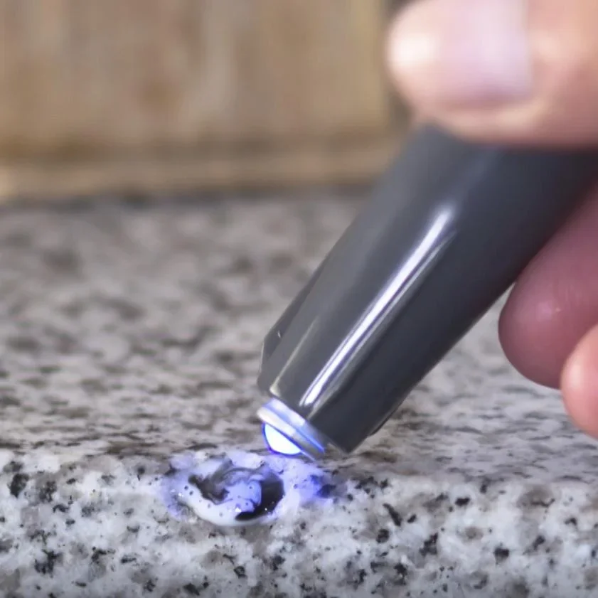 Reparaturstift 5 g MGS für Fliesen inklusive blauem LED-Licht, schwarz - 0