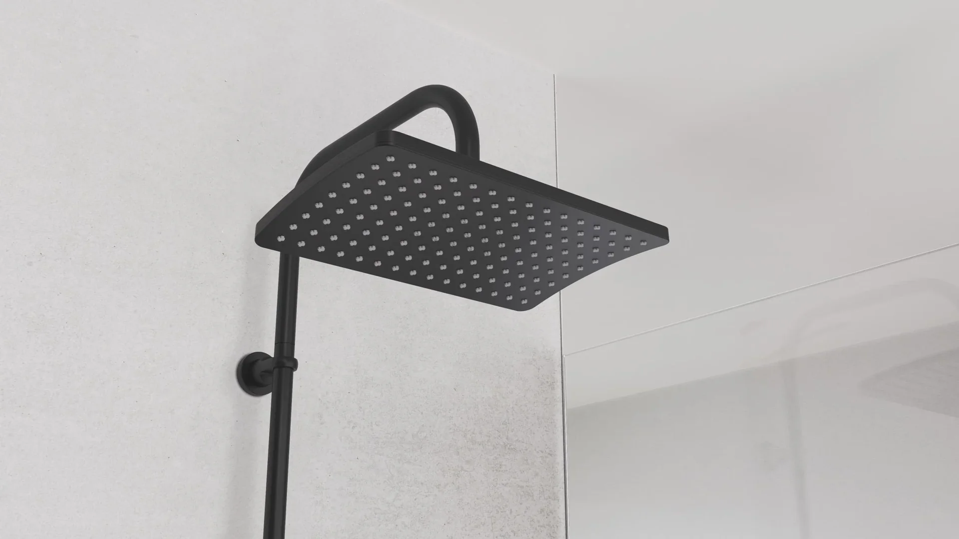 Überkopf-Brauseset "Mallorca", Schwarz matt - 2