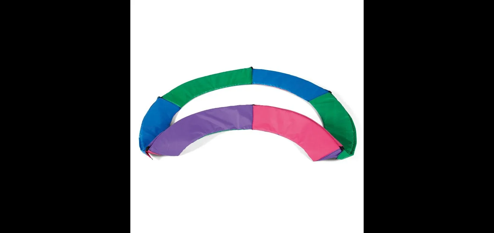 Trampolin Junior 140 cm mit Sicherheitsnetz, Outdoor-Trampolin für Kinder, Durchmesser 140 cm, rund, Wende-Design - 2