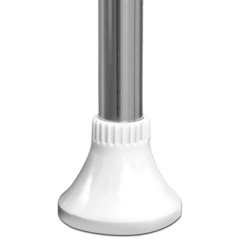 Teleskopische Duschablage - Edelstahl - 155-304cm + Handtuchhalter - 4