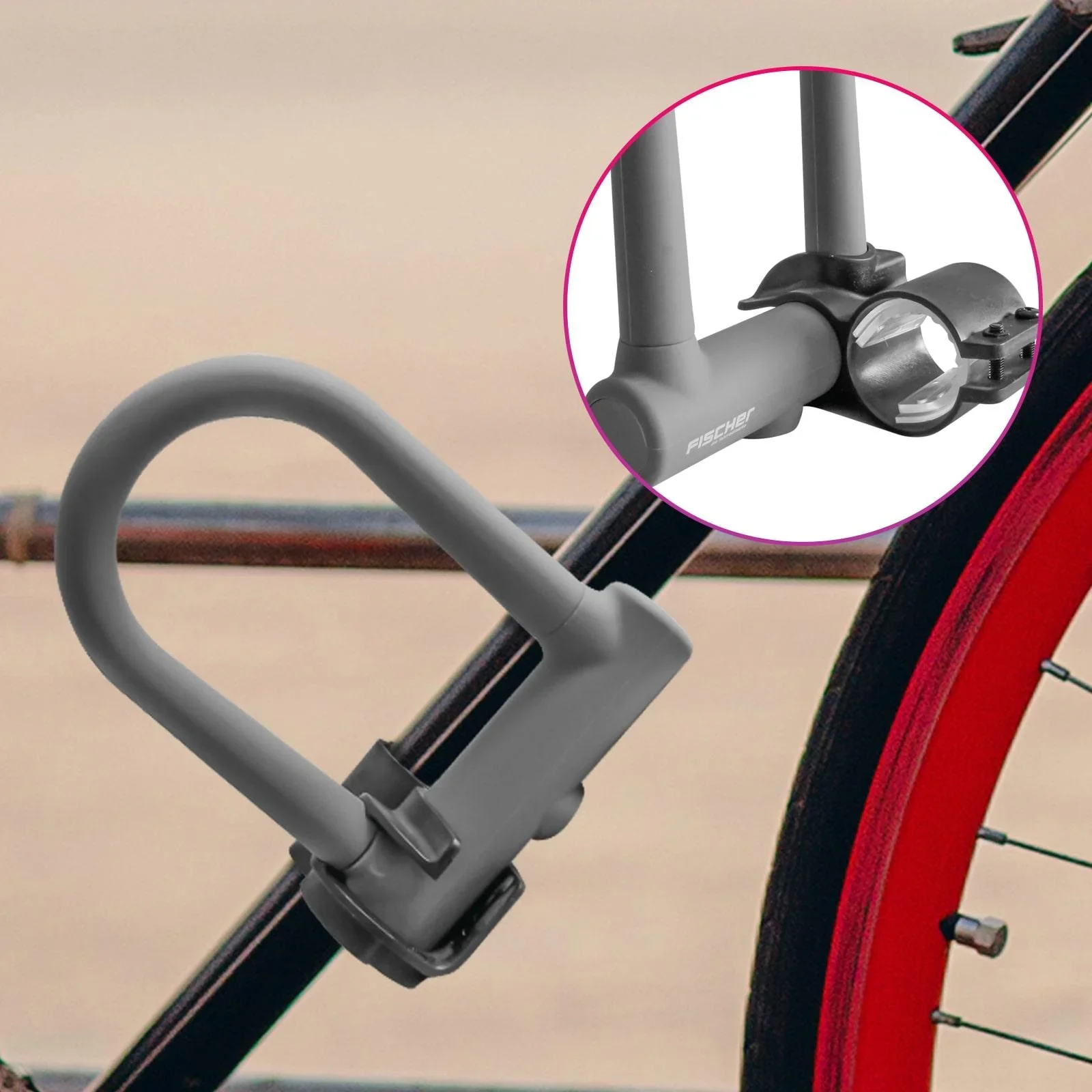 Fahrrad-Bügelschloss "Fashion" - 2