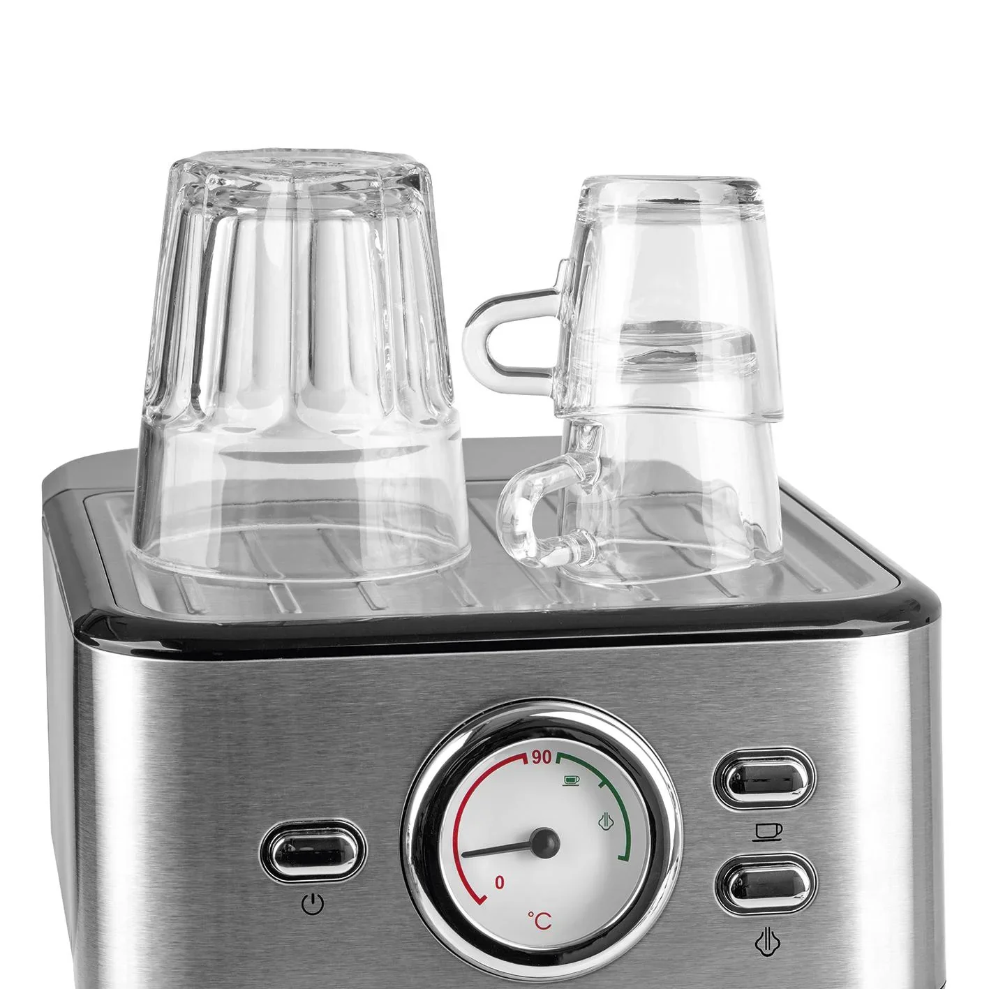 Siebträger-Maschine "Espresso Select", Edelstahl, 1100 Watt, 15 bar - 0