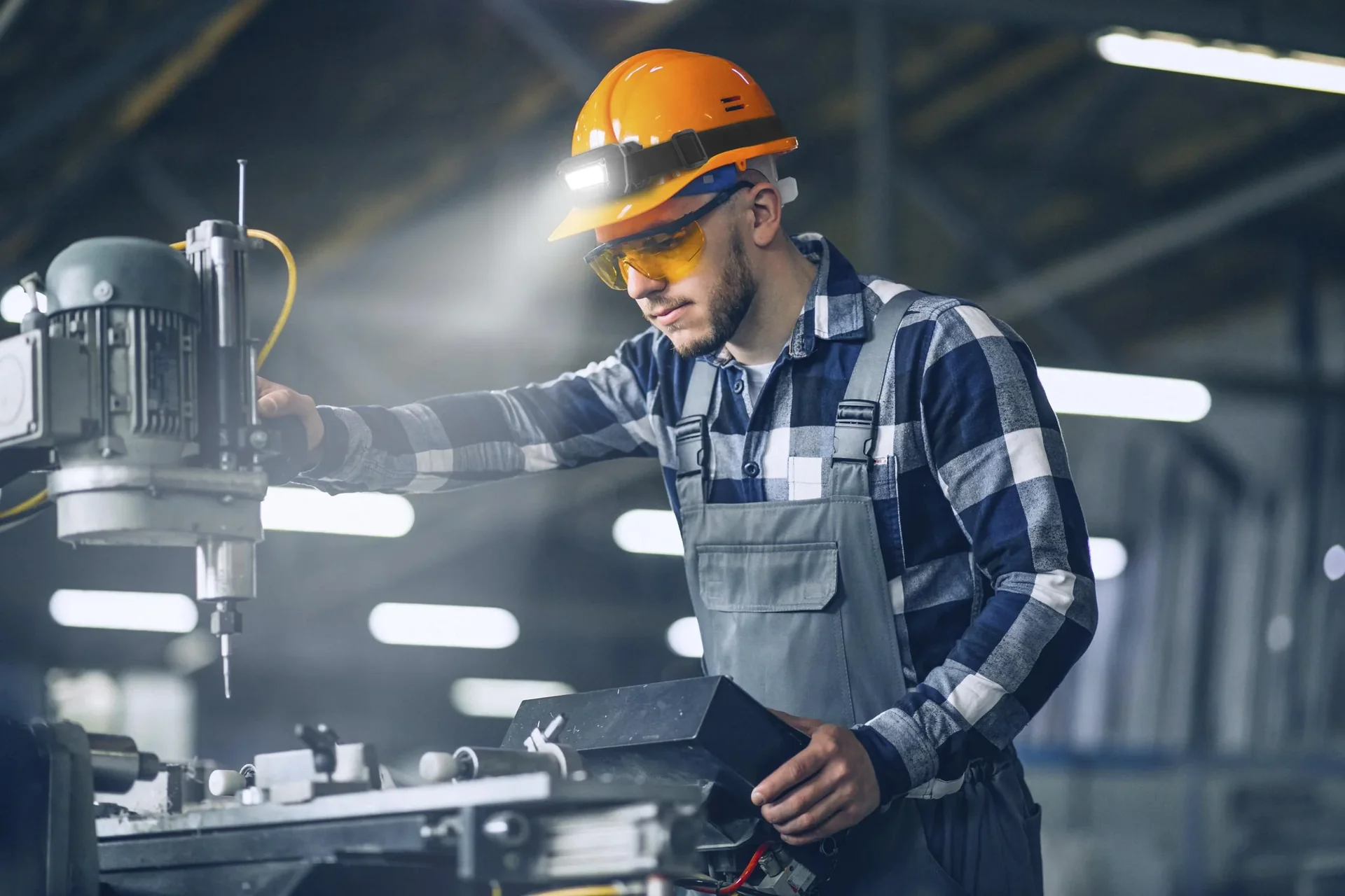 LED Sensor-Kopfleuchte mit Akku, IP65 - 1