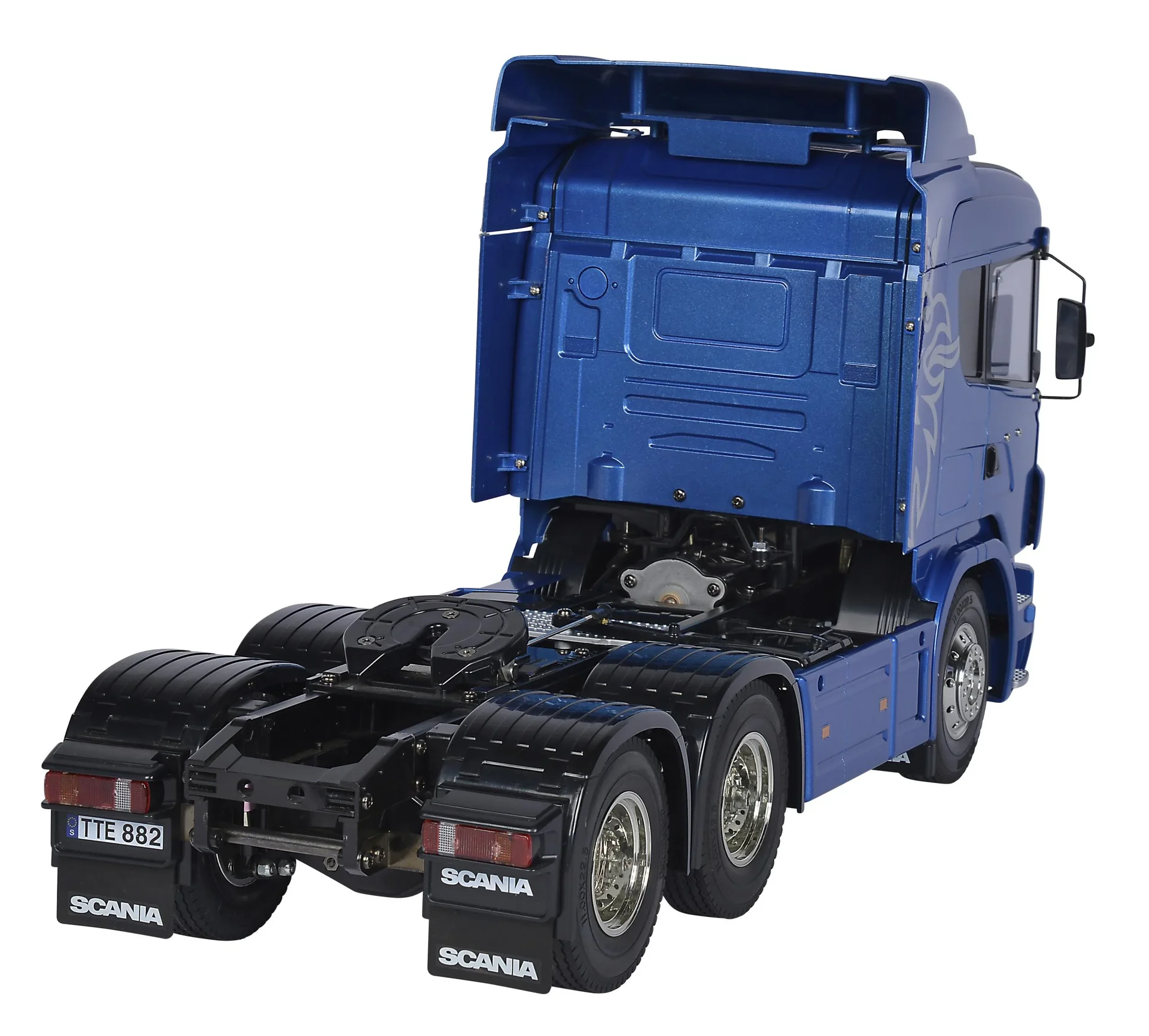 RC Scania R620 6x4 Highl.blau lack - 4