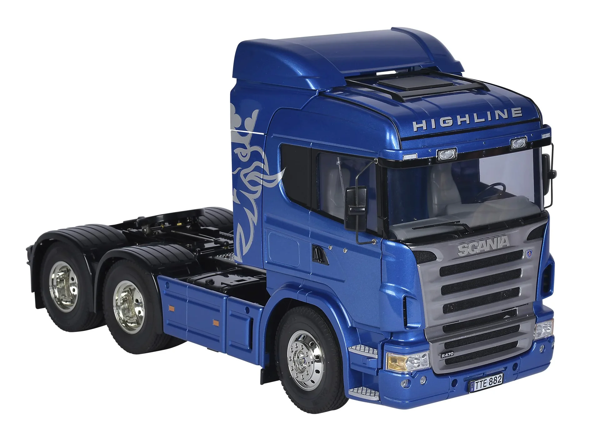 RC Scania R620 6x4 Highl.blau lack - 6