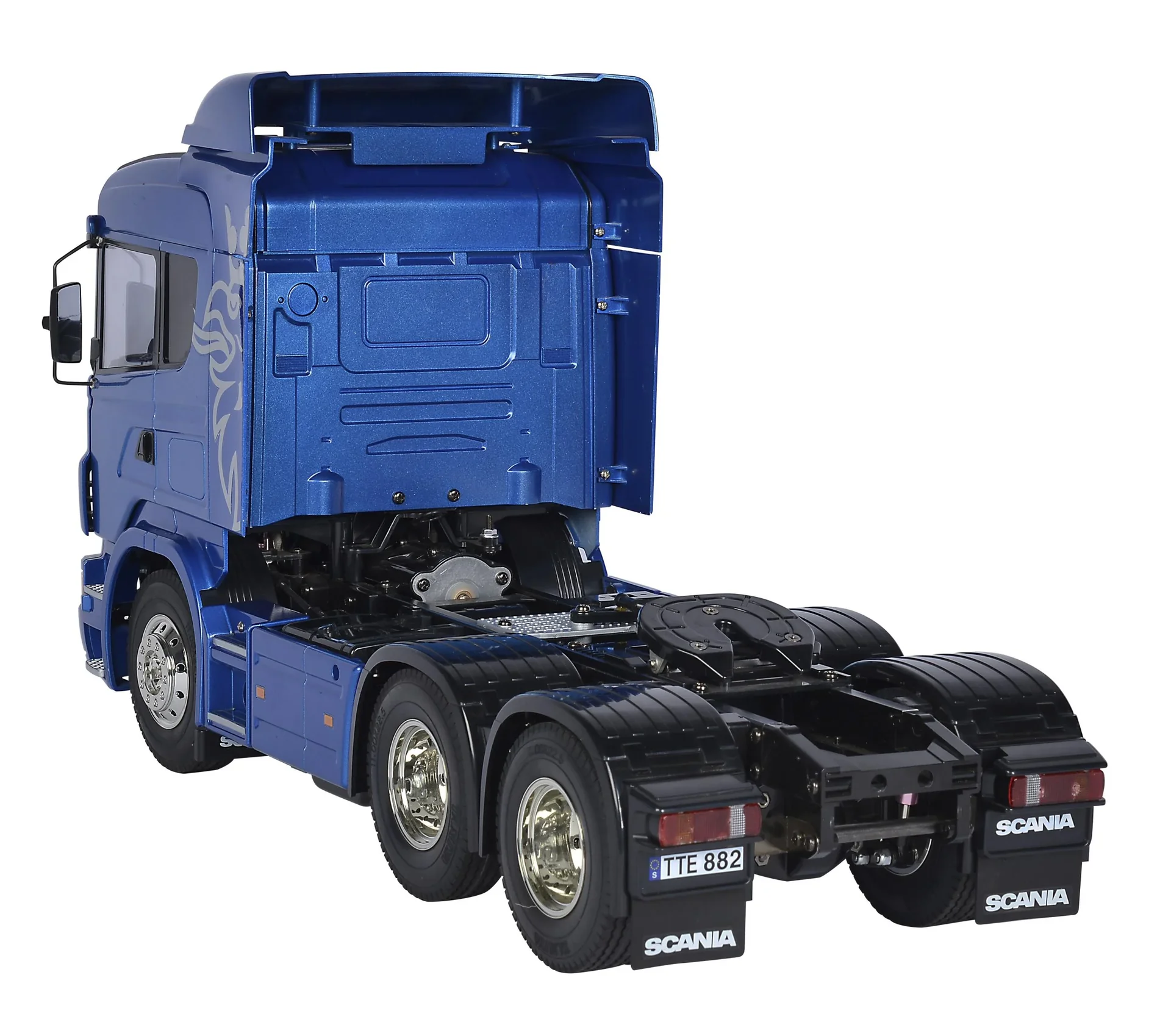 RC Scania R620 6x4 Highl.blau lack - 8
