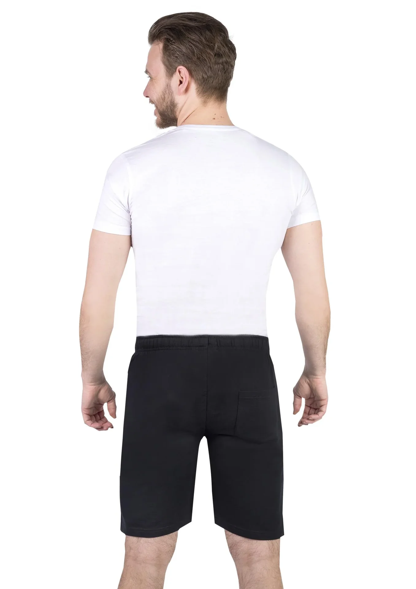 Shorts aus Baumwolljersey, Farbe schwarz, Gr.M - 3