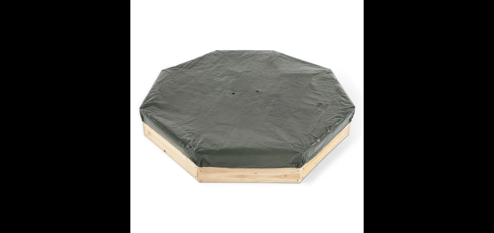 Gigantischer Sandkasten aus Holz, Outdoor-Sandkasten für Kinder aus Holz, Sitzbank, natur - 1