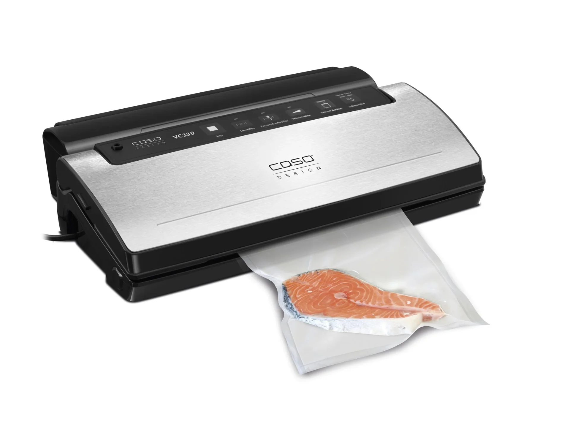 Vakuumierer Edelstahl VC 330 - Mit Folienbox & Folienschneider - 1
