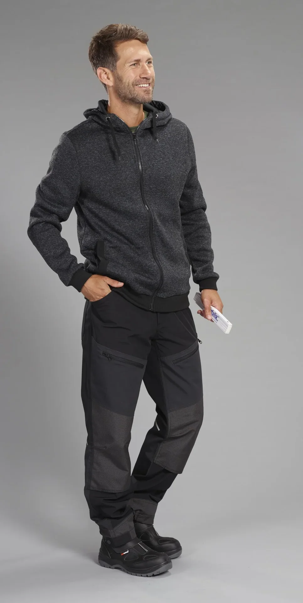 Outdoorhose Cargohose "Active", Farbe schwarz, Gr. 48 - 2