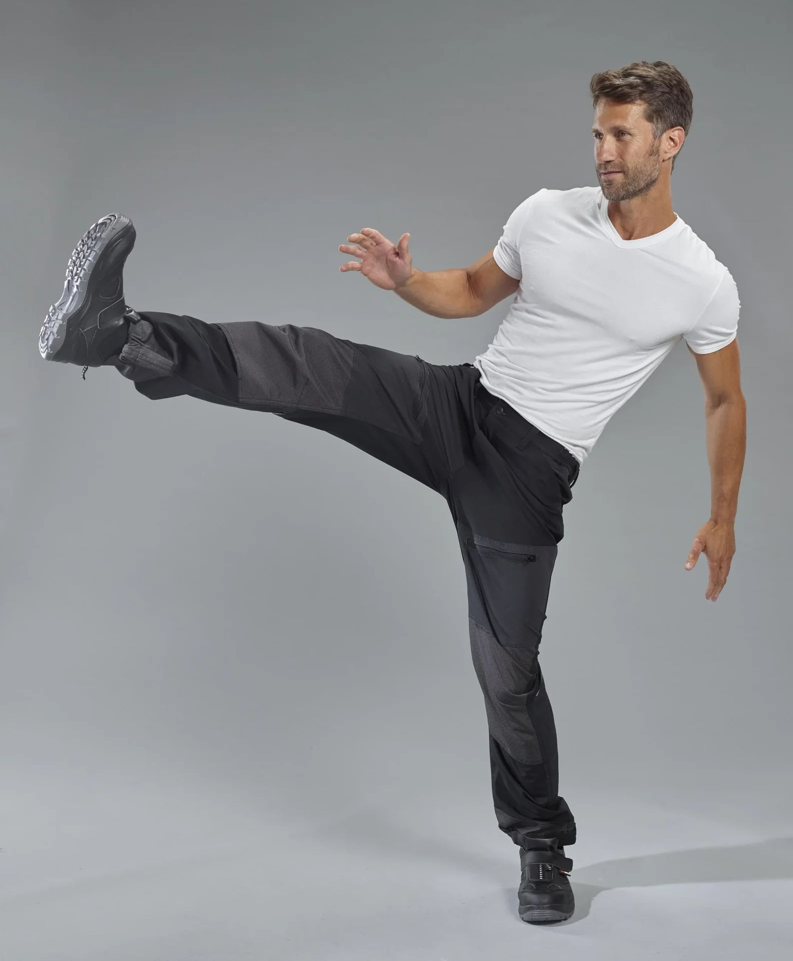 Outdoorhose Cargohose "Active", Farbe schwarz, Gr. 48 - 6