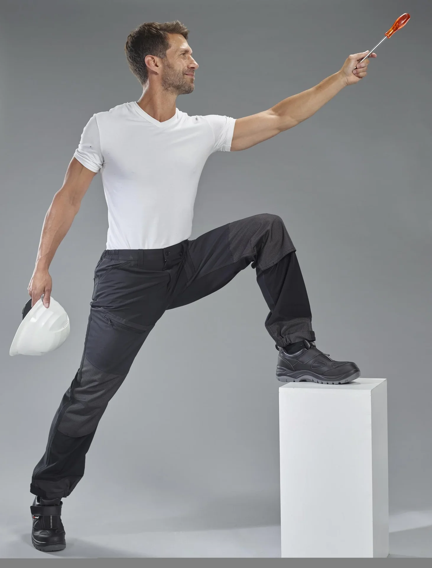 Outdoorhose Cargohose "Active", Farbe schwarz, Gr. 48 - 7