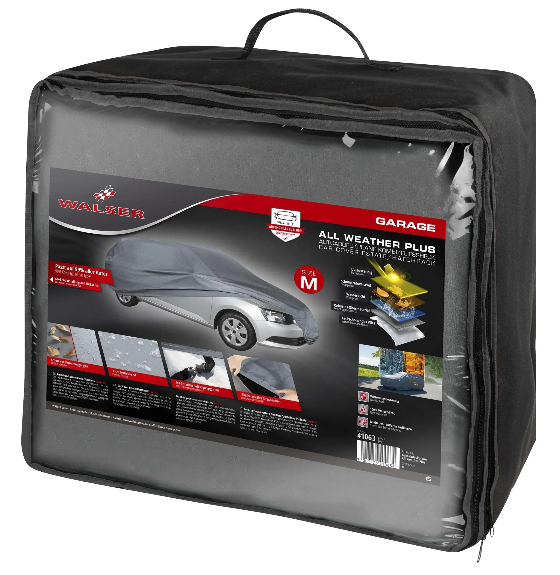 All Weather Plus Kombi - Größe M - 440 x 185 x 145 cm - PVC beschichtet - 2