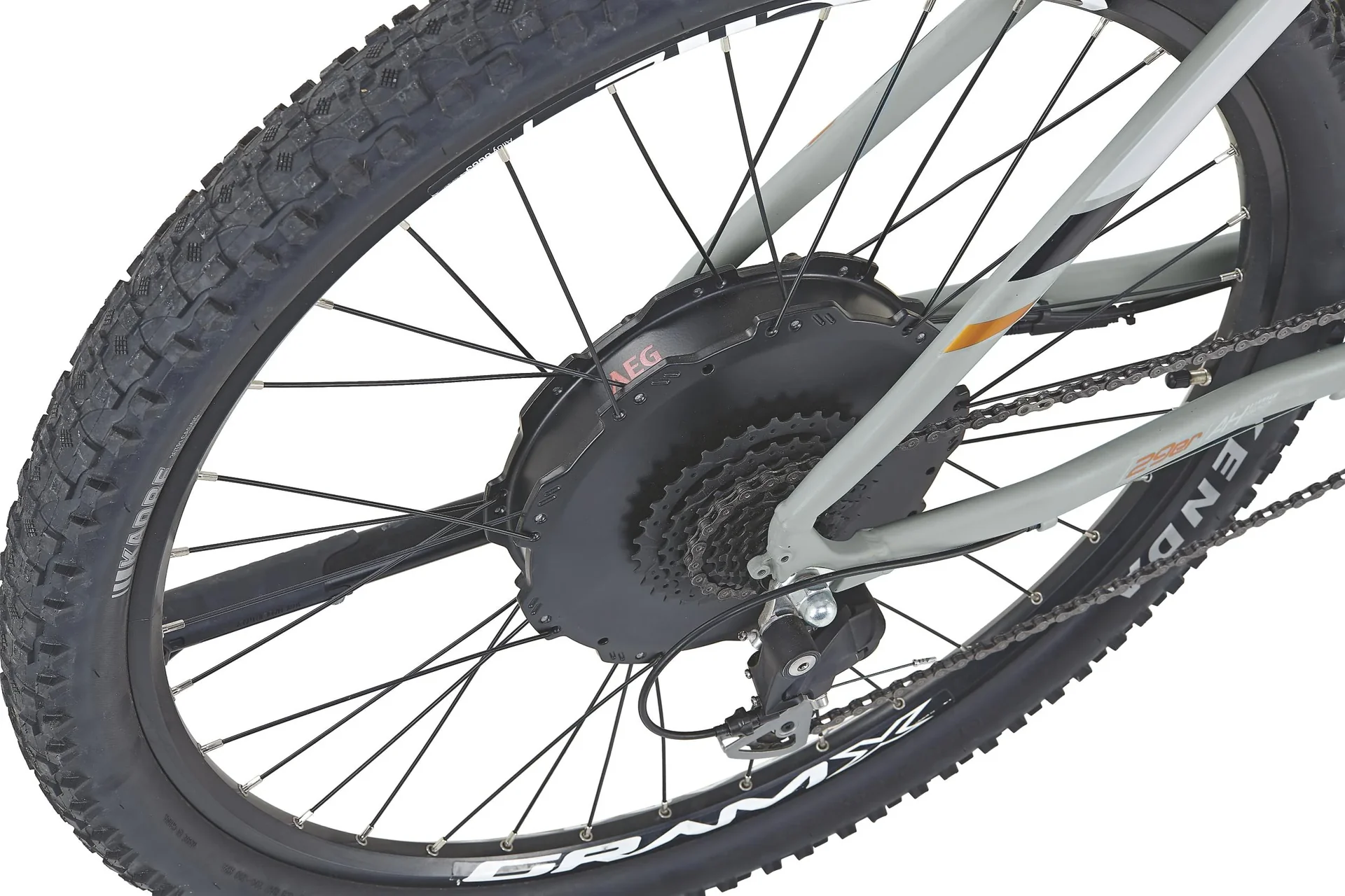 Unisex E-Bike MTB 29 Zoll, Rahmengröße 48 cm, 9-Gang Kettenschaltung, grau matt, GRAVELER 22.EMM.20 - 0