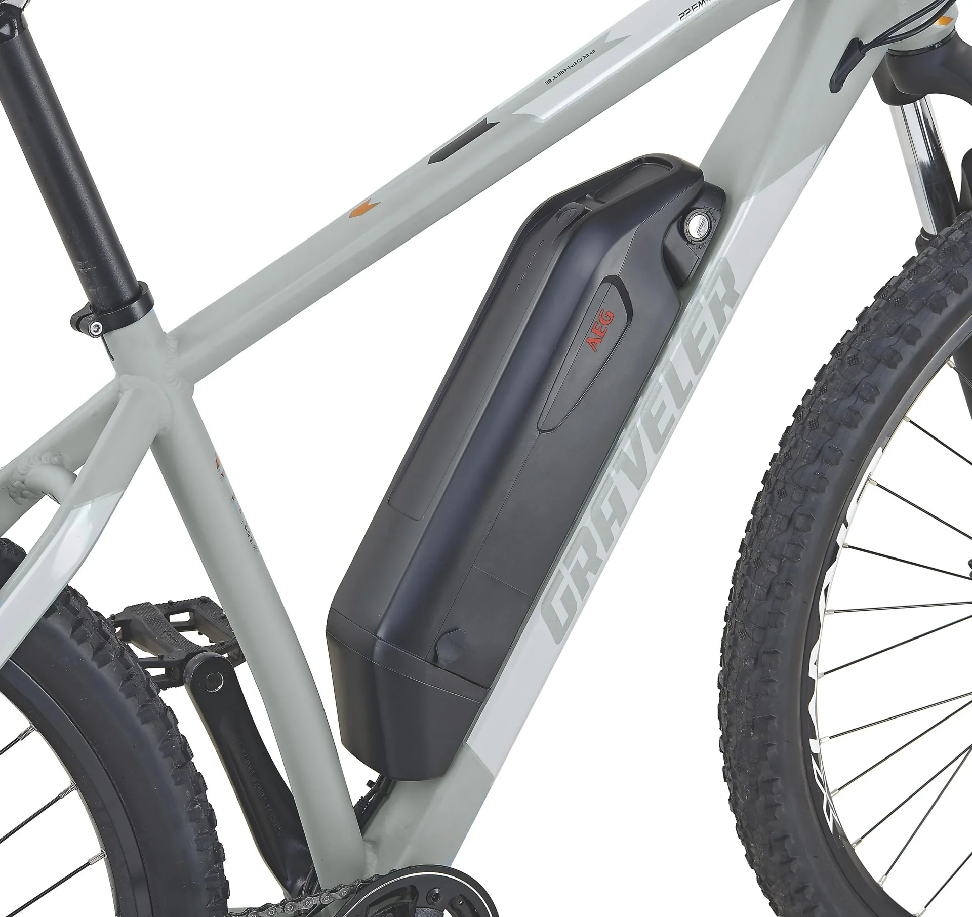 Unisex E-Bike MTB 29 Zoll, Rahmengröße 48 cm, 9-Gang Kettenschaltung, grau matt, GRAVELER 22.EMM.20 - 3