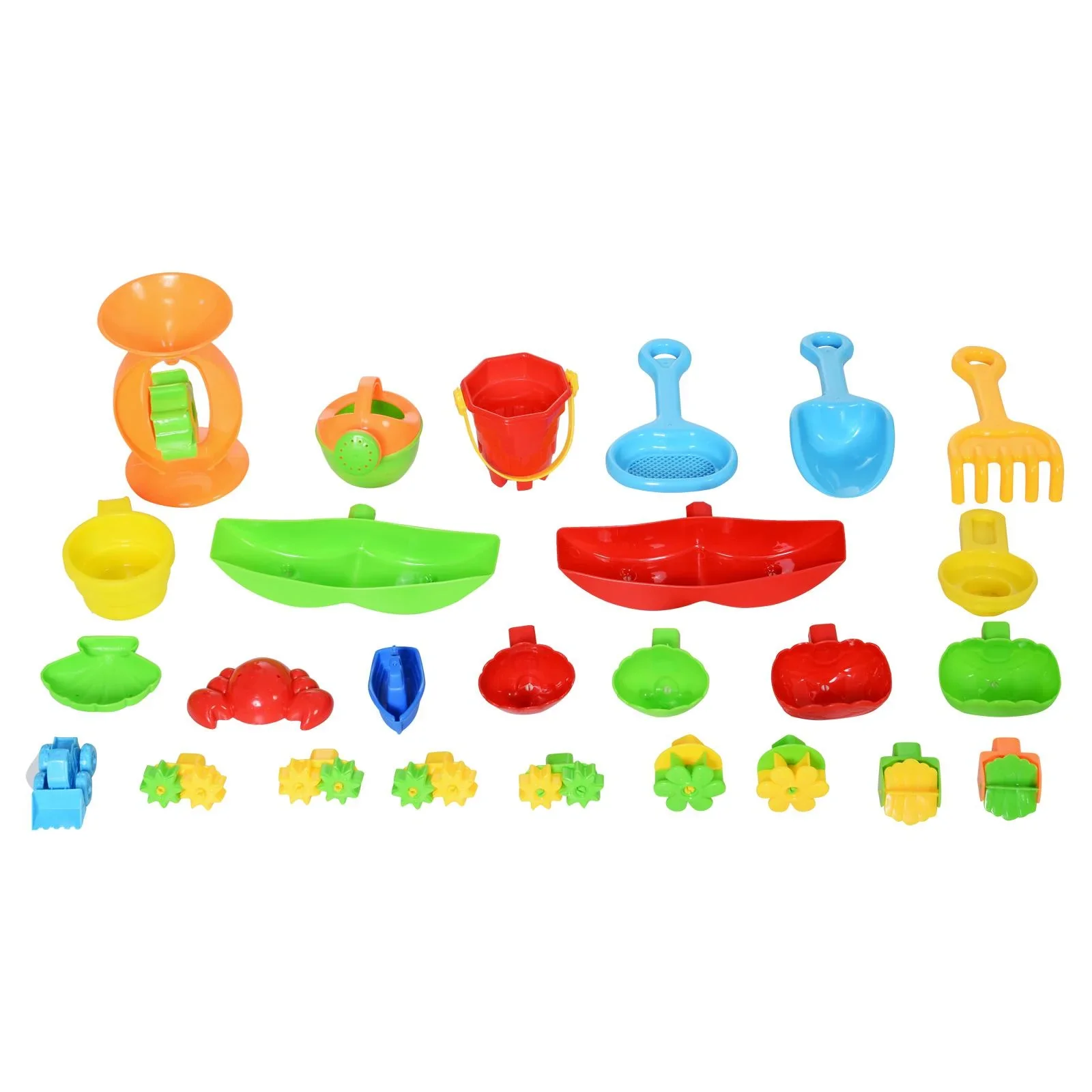 Kinder Sandkastentisch mit 31-tlg, Zubehör - 0