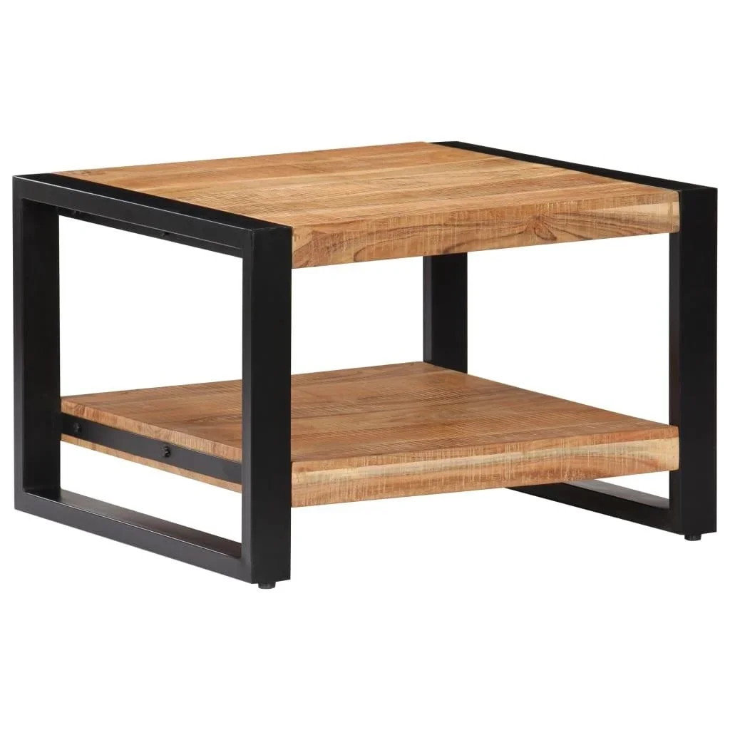 Couchtisch 60x60x40 cm Akazienholz massiv - 0