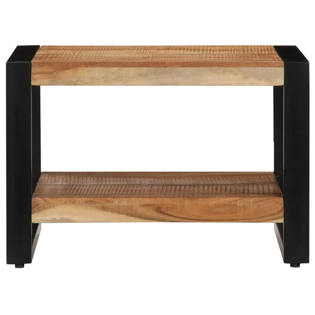 Couchtisch 60x60x40 cm Akazienholz massiv - 1