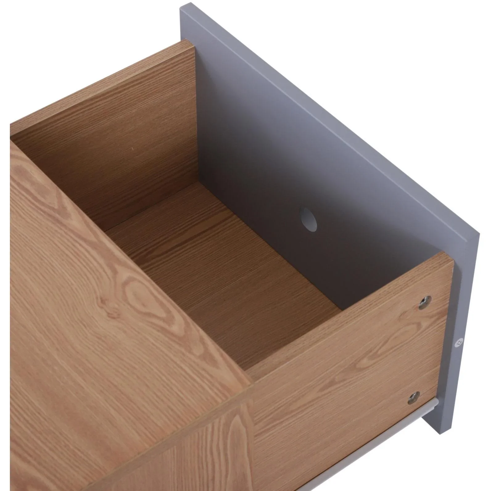 Fernsehtisch Fernsehschrank TV-Board Lowboard Retro-Stil mit Punktmuster Holz 140 x 40 x 44,5 cm - 2
