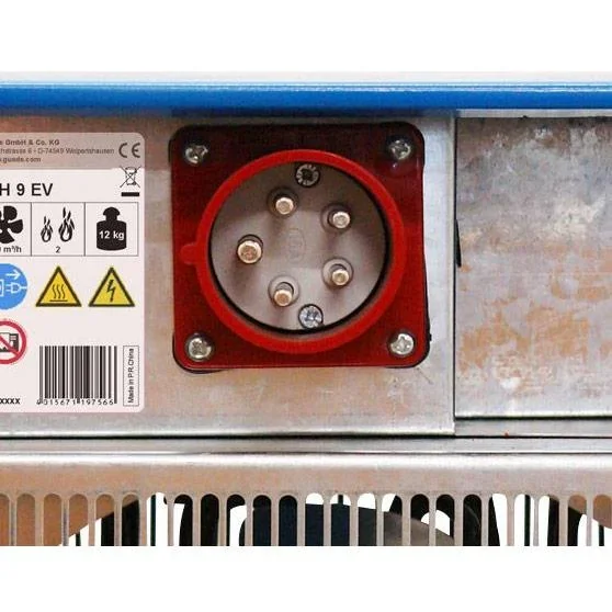 Elektro-Heißluftgebläse 9000W | Mobile Heizung | GH9EV | 780 m³ - 0