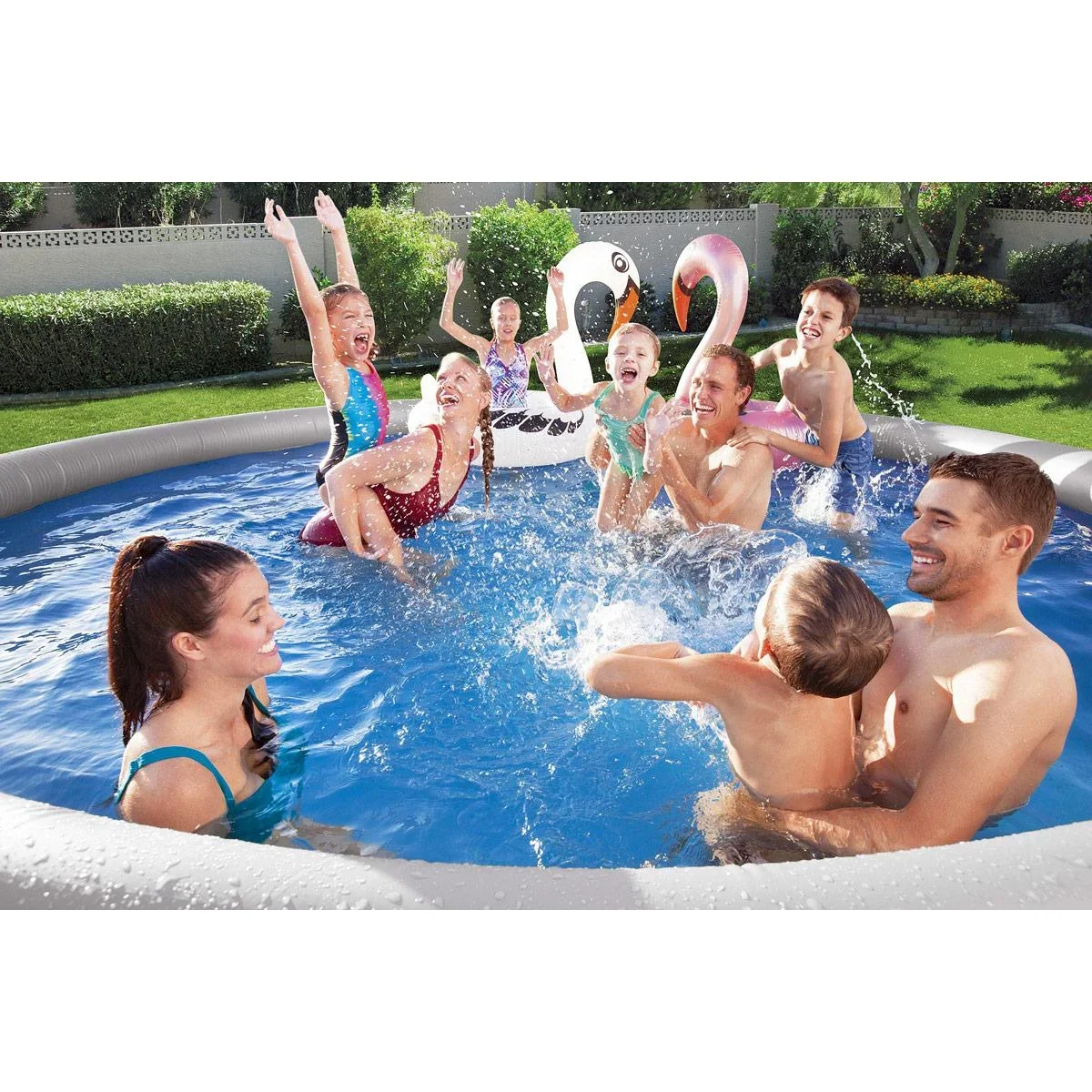 Bestway Fast Set Schwimmbad - Aufblasbar - Ø 457cm - 4