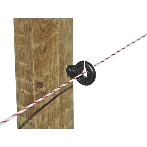 Ringisolator Compact, Schwarz Kurzer Träger, 120 Stück im Eimer - 0