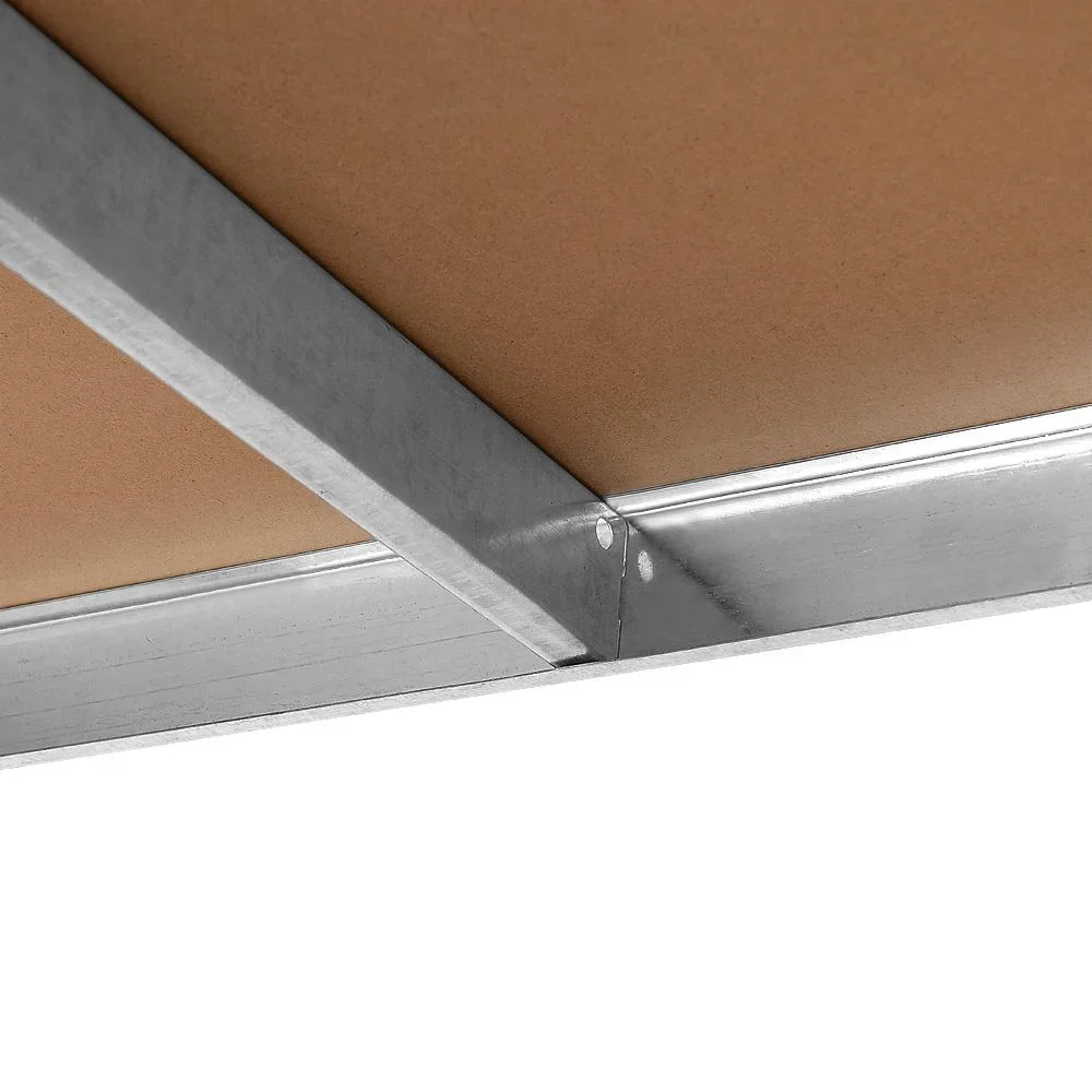 Metall-Lagerregal / Fachbodenregal mit 5 Fachböden - 875kg Kapazität - (HxBxT) 180x90x40 cm - 175kg pro Fachboden - 5