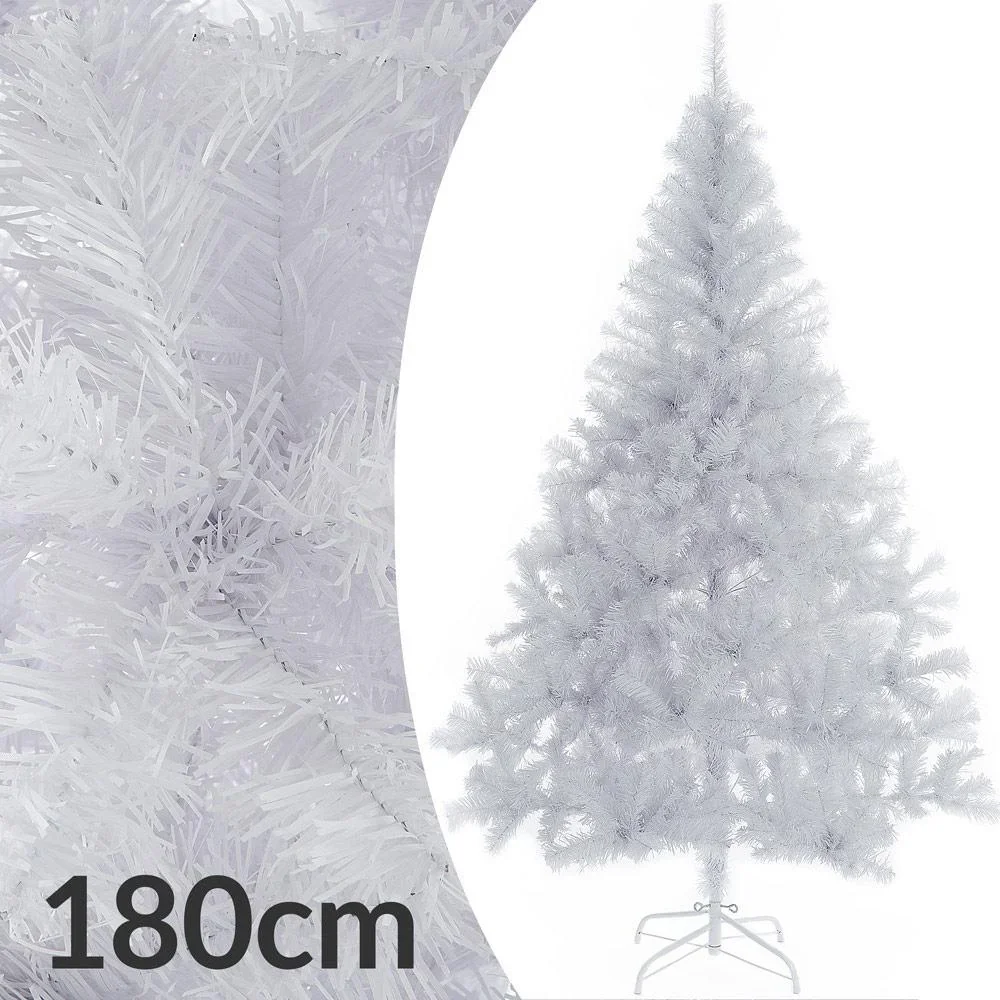 Künstlicher Weihnachtsbaum Weiß 180cm - 1