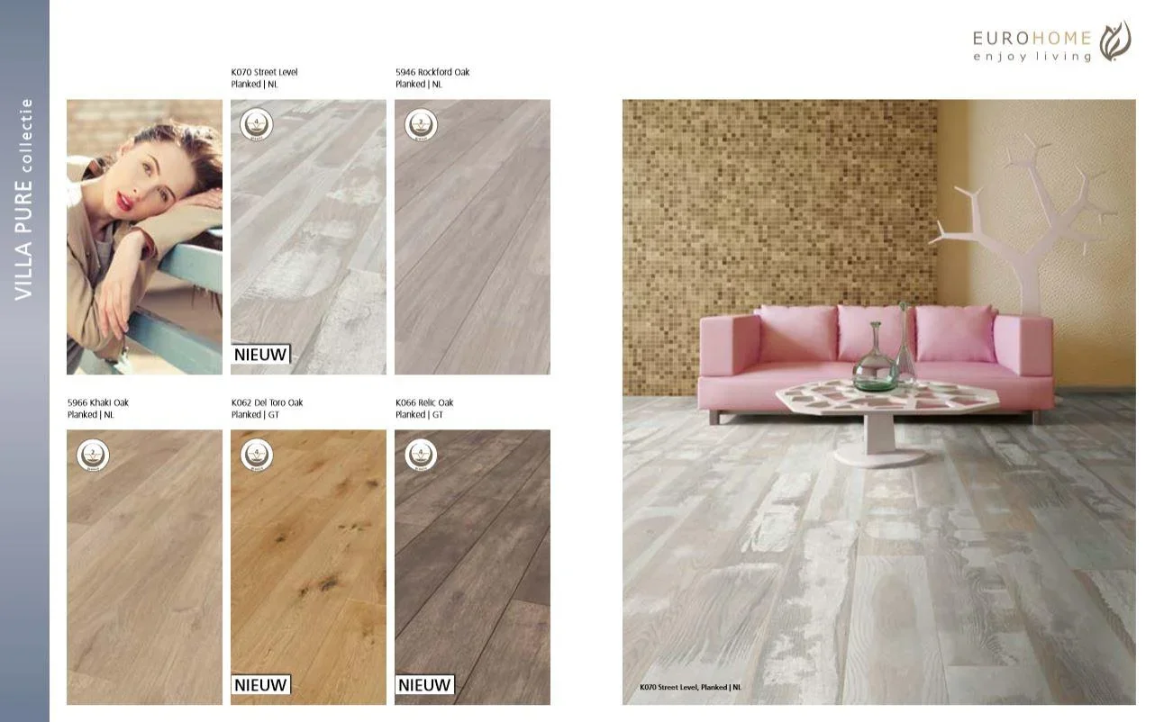 Villa Pure Laminatboden K066 Relic Oak 8 mm 2,22 m² - 1