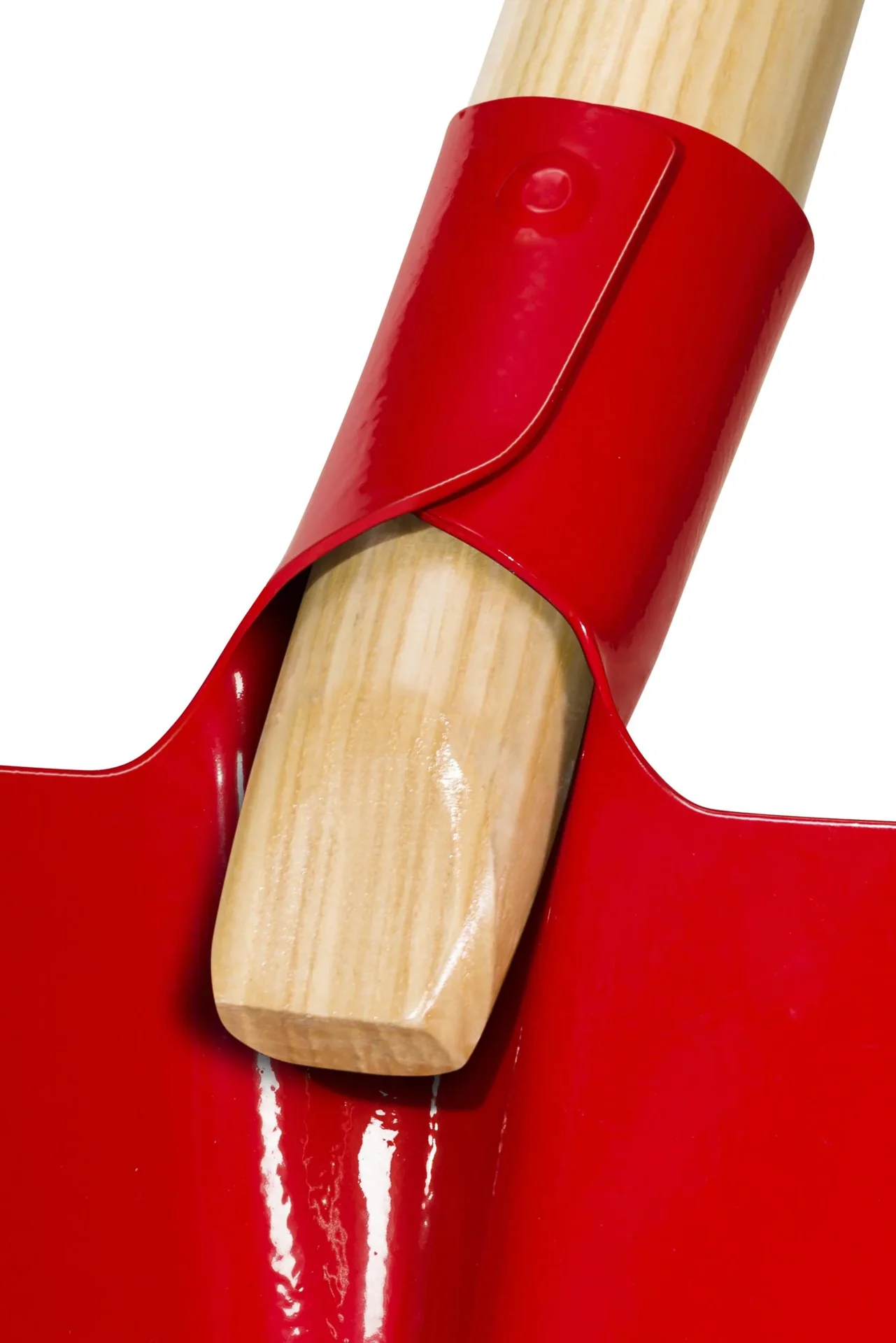 RUHR-BRILLANT, Frankfurter Schaufel, Gr. 1, gehärtet, rot pulverbeschichtet, Eschen-Langstiel 130 cm - 3