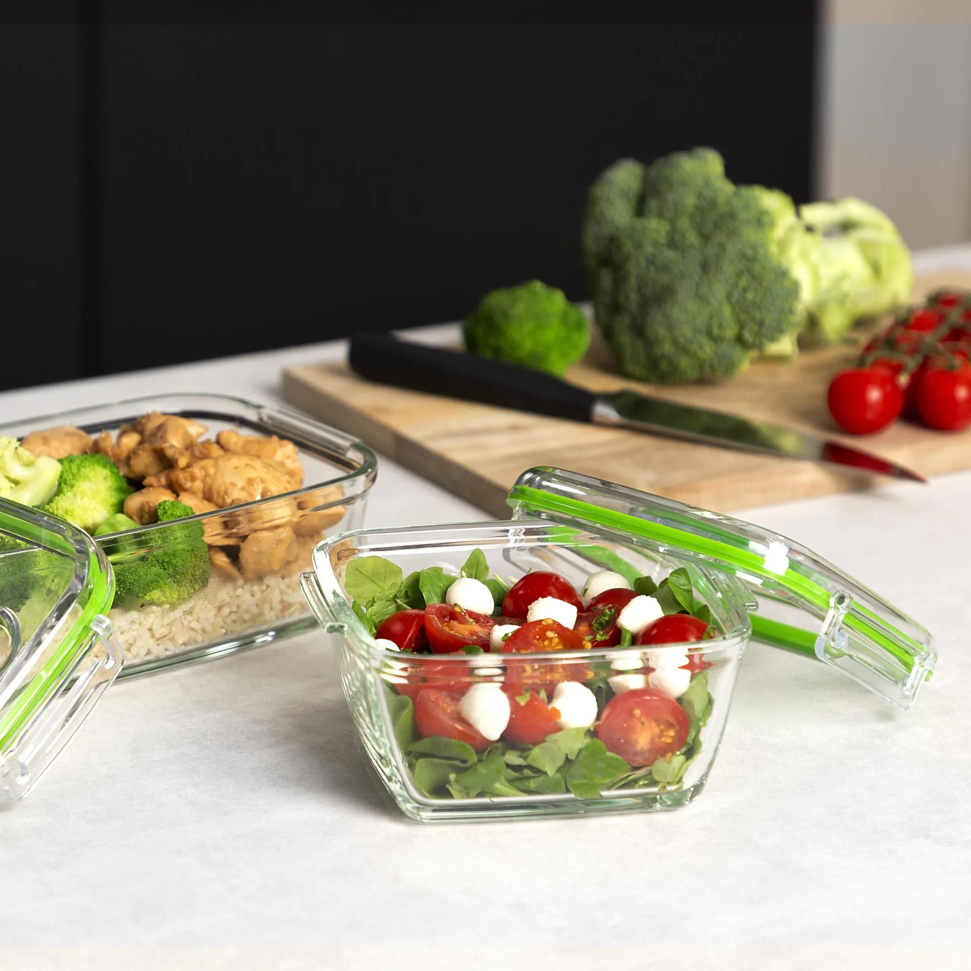 Glas-Vakuumbehälter, 2 x 700ml, für Vakuumpumpe 957306 - 0