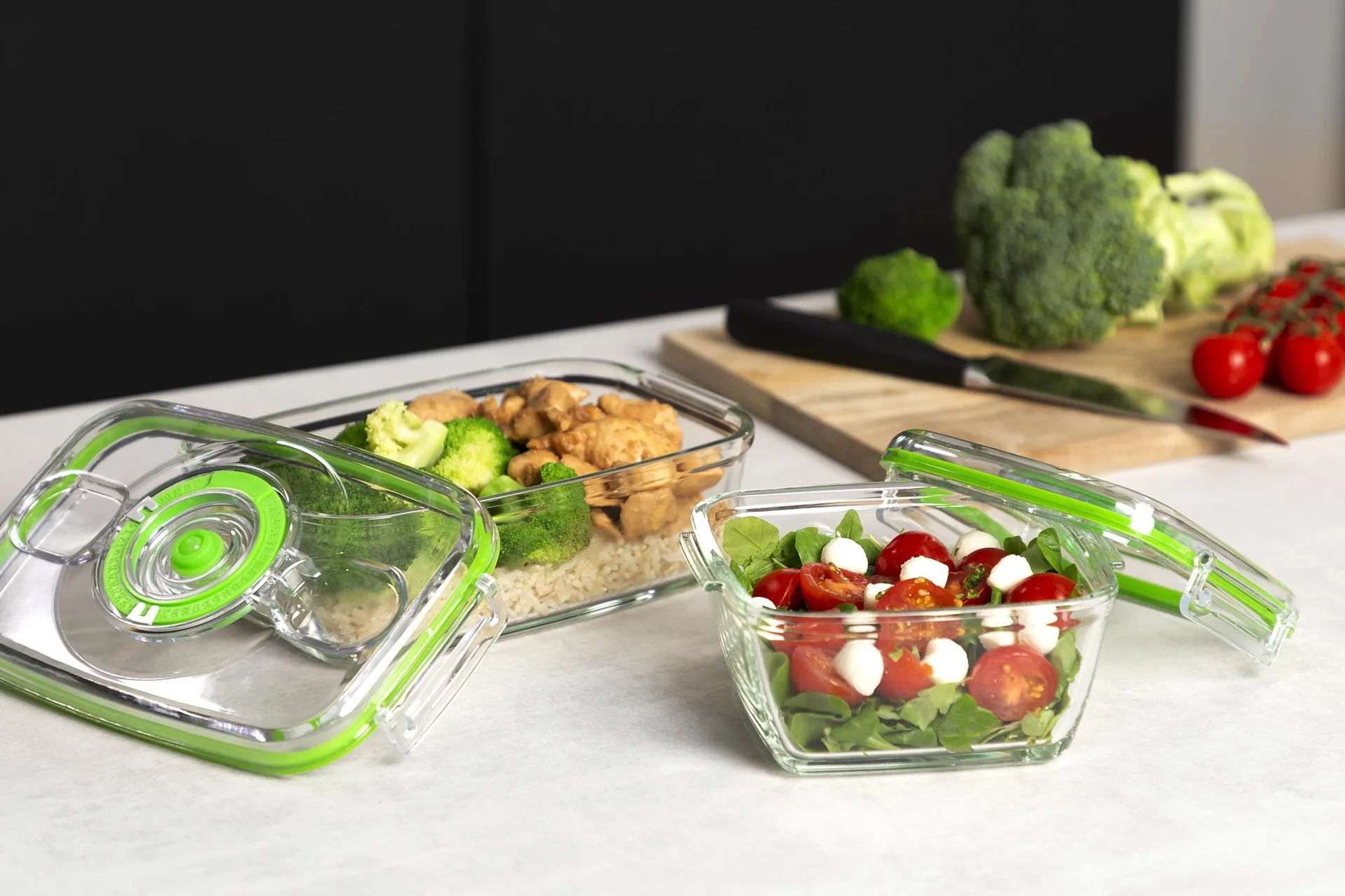 Glas-Vakuumbehälter, 2 x 700ml, für Vakuumpumpe 957306 - 4