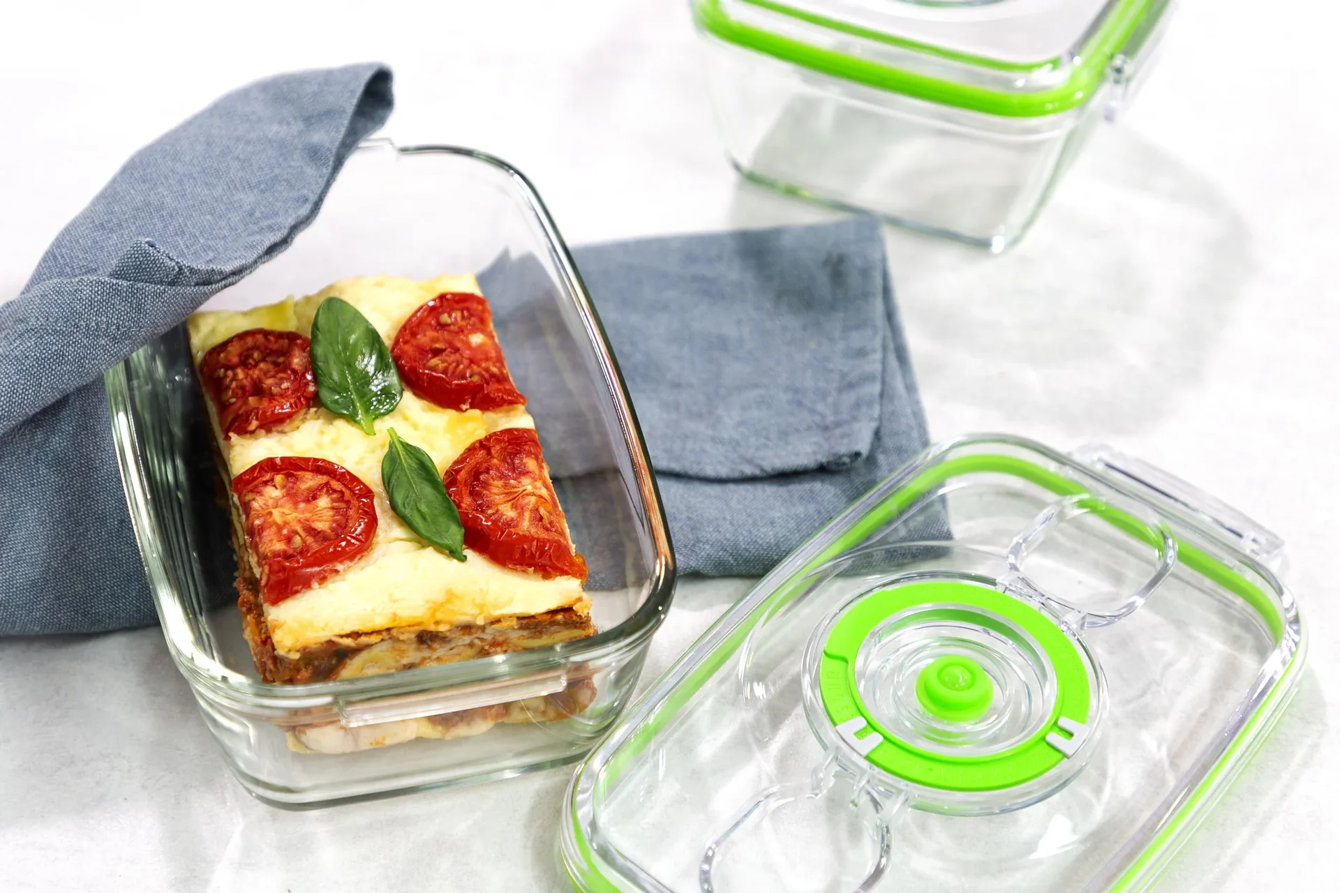 Glas-Vakuumbehälter, 2 x 700ml, für Vakuumpumpe 957306 - 5