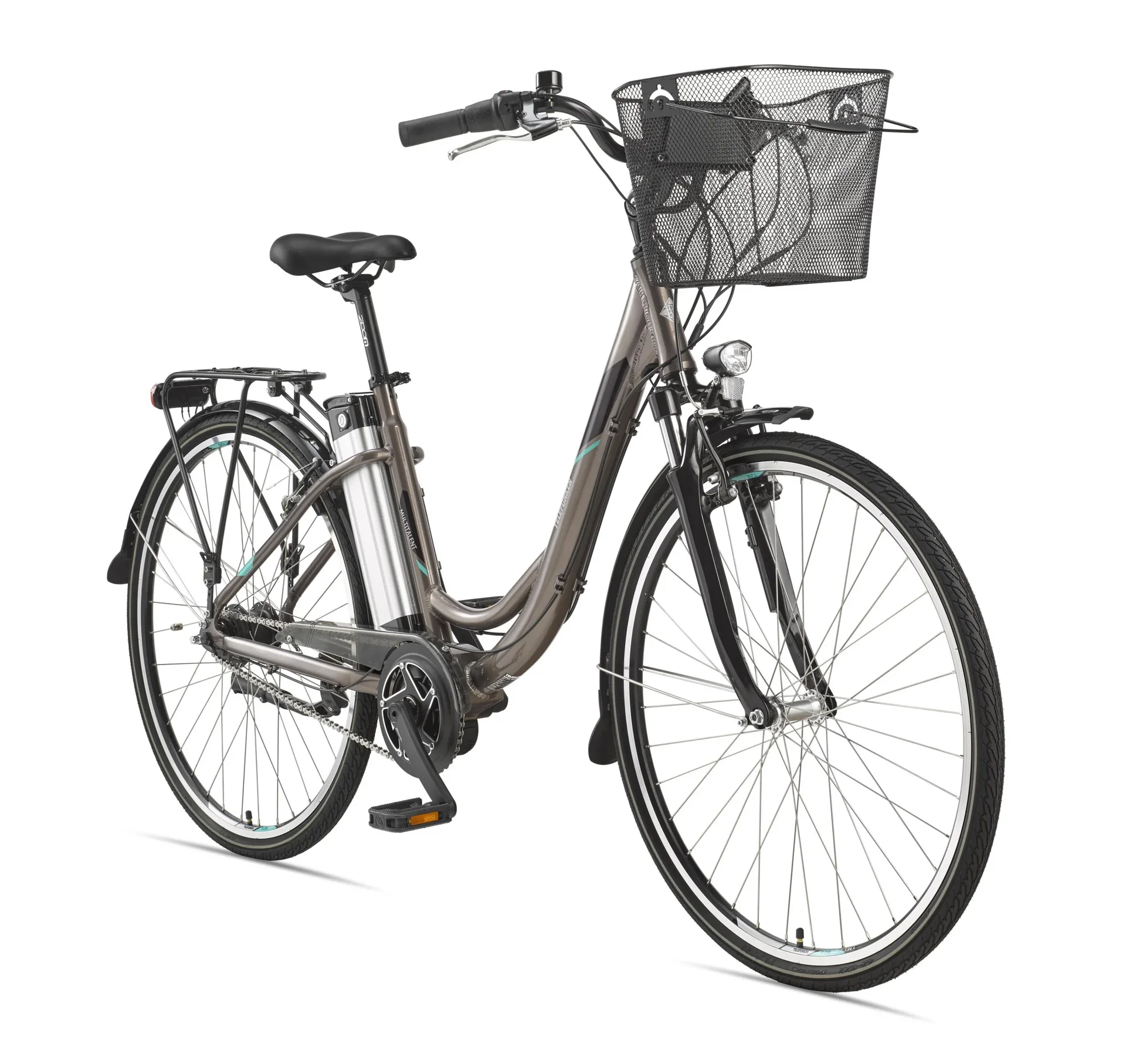 Damen Alu City 28 Zoll, Rahmenhöhe 49 cm, 7-Gang Nabenschaltung, umbra light metallic, RC870 Multitalent - 1