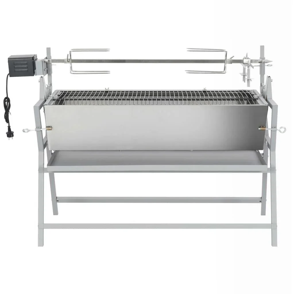 Rotisserie Grill Eisen und Edelstahl - 1