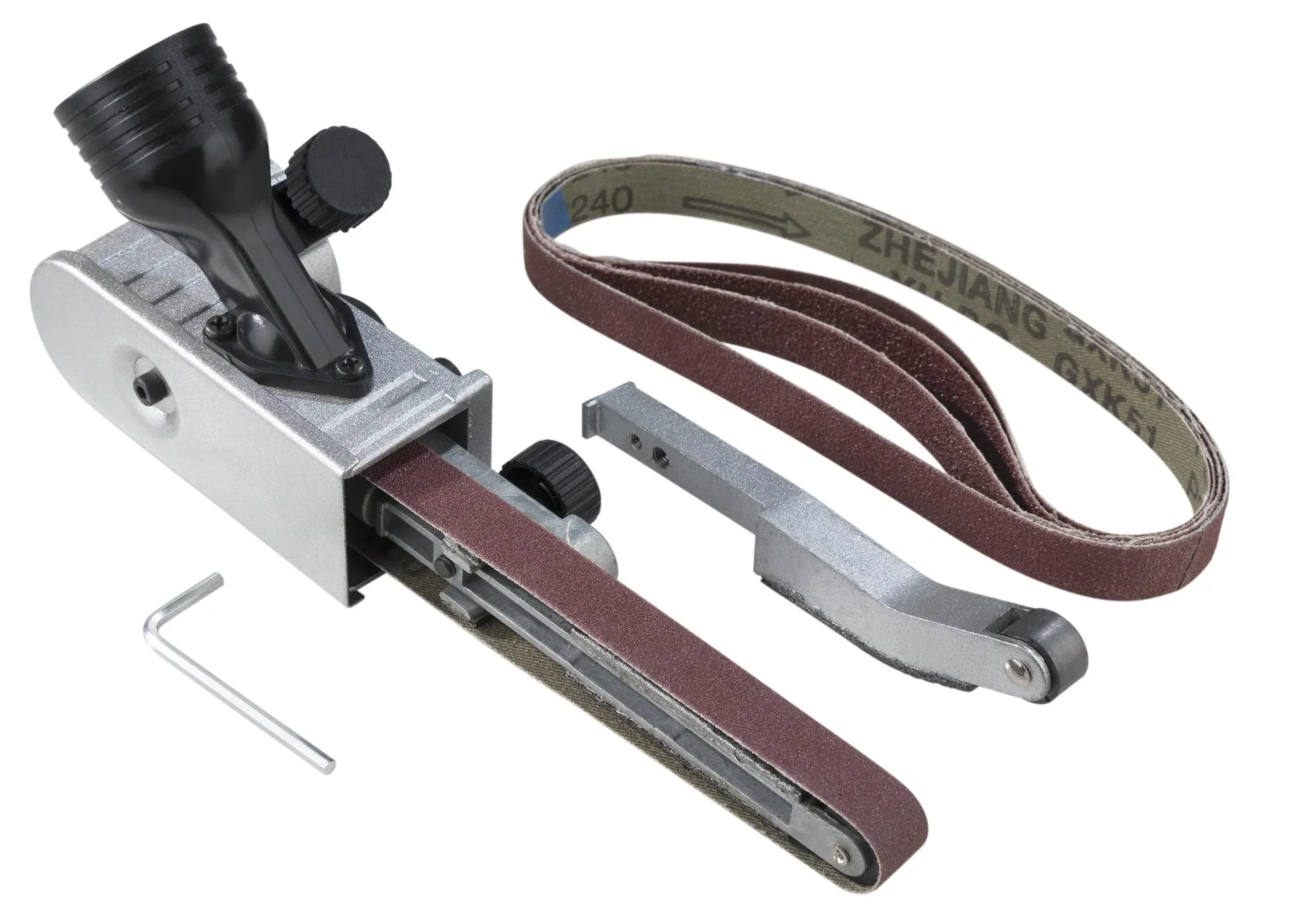 Feilenaufsatz für Winkelschleifer mit geradem und gebogenem Arm - 0