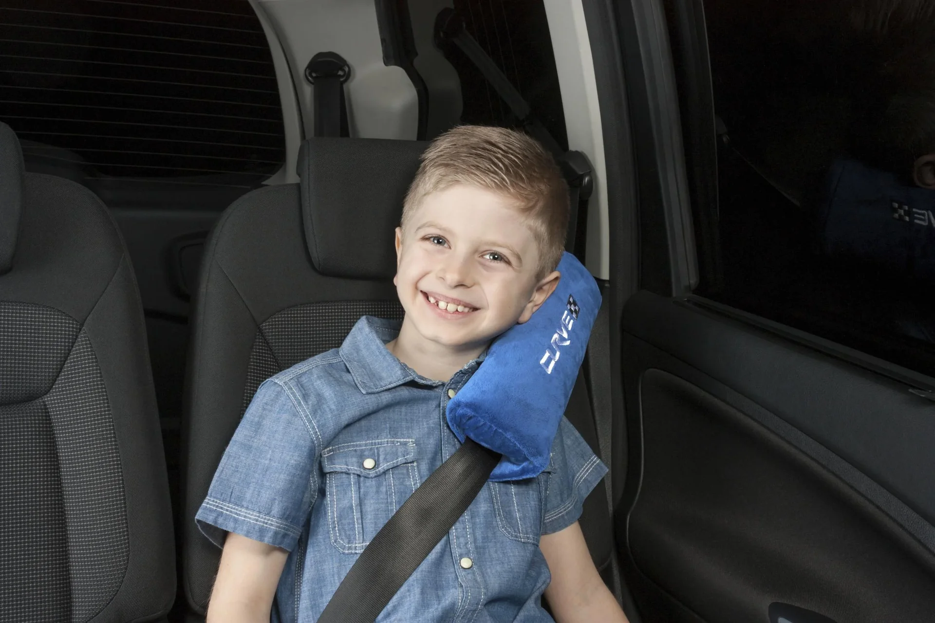 Schlafkissen Curve schwarz / blau ab 5 Jahre - 1