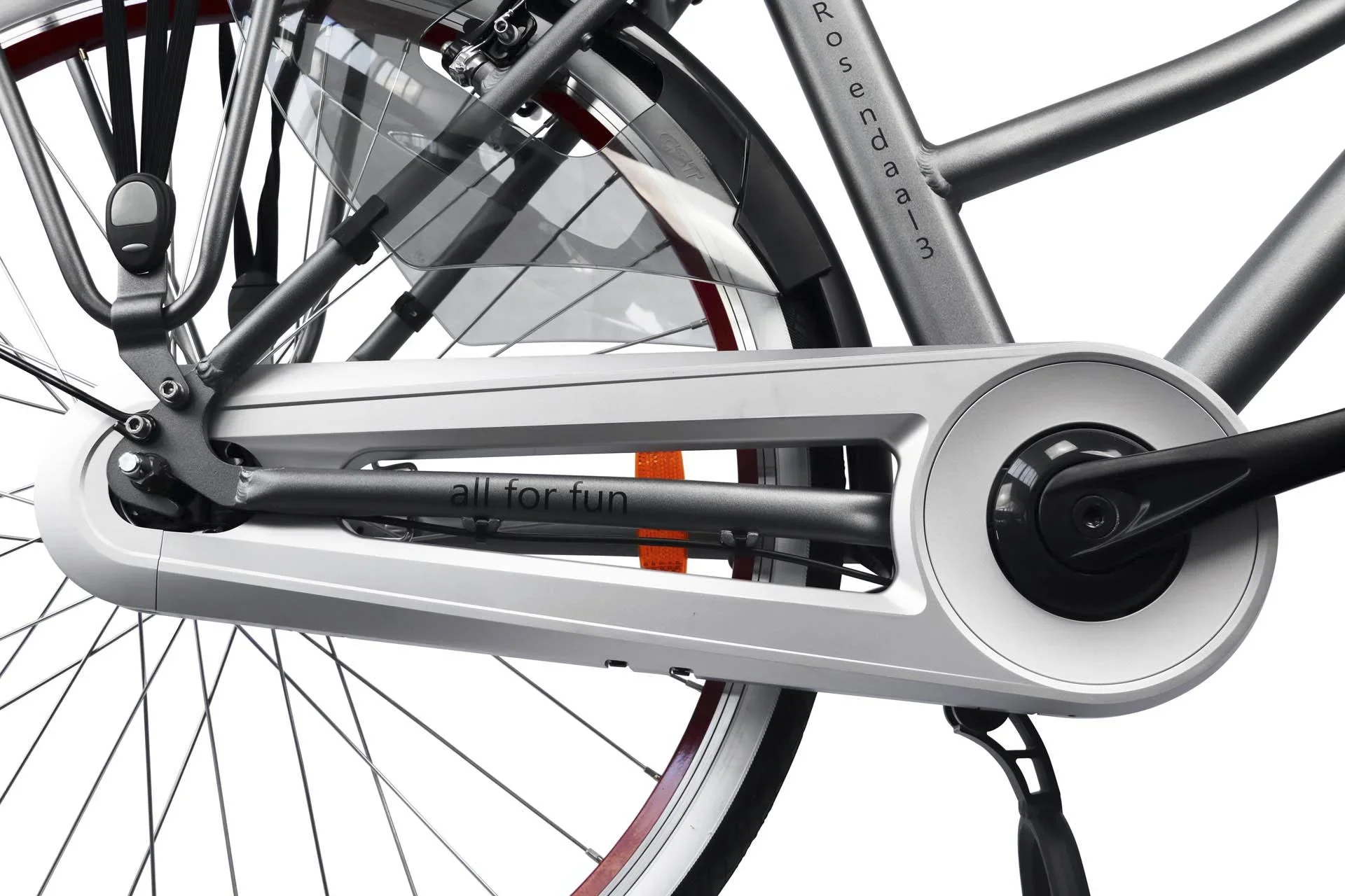 Damen City E-Bike, 28 Zoll, Rahmenhöhe 50 cm, 7-Gang Nabenschaltung, grau, Rosendaal 3 Lady, 13Ah - 2