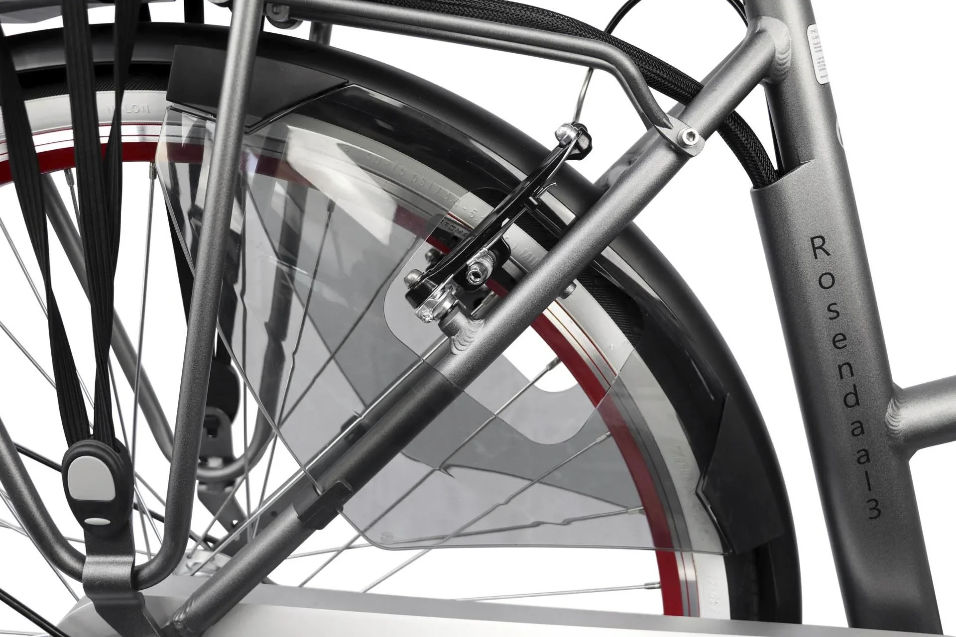 Damen City E-Bike, 28 Zoll, Rahmenhöhe 50 cm, 7-Gang Nabenschaltung, grau, Rosendaal 3 Lady, 13Ah - 3